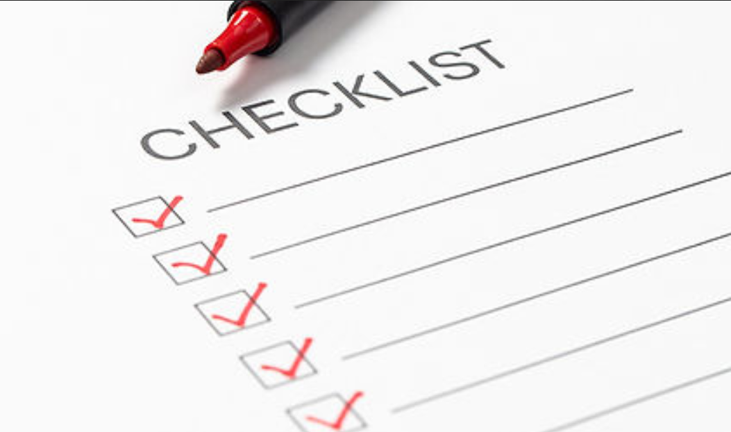 accident claim checklist USA